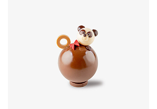 Boule panda chocolat lait