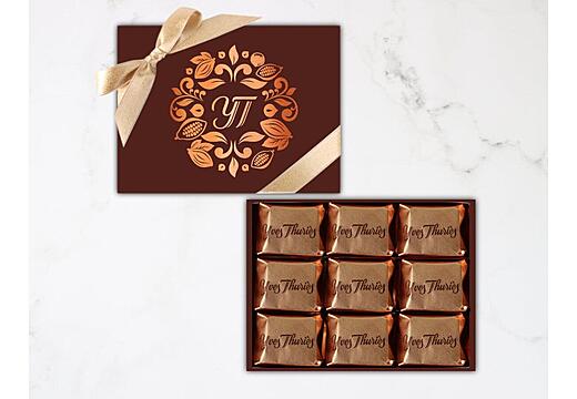 Coffret marrons glacés x9