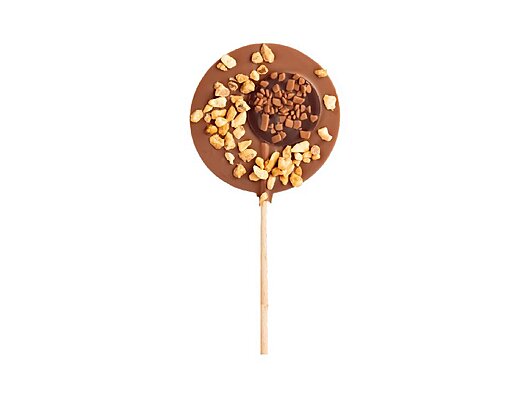 Sucette chocolat lait amande