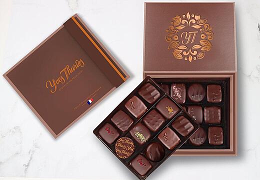 Coffret 24 chocolats noir et lait (240g)
