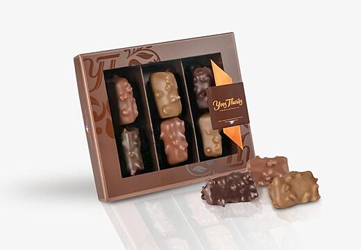 Boîte mini-rochers assortis x6