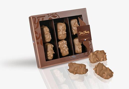 Boîte mini-rochers caramélisés x6