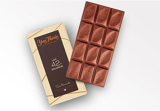 Tablette - Lait 42% Équateur (90g)