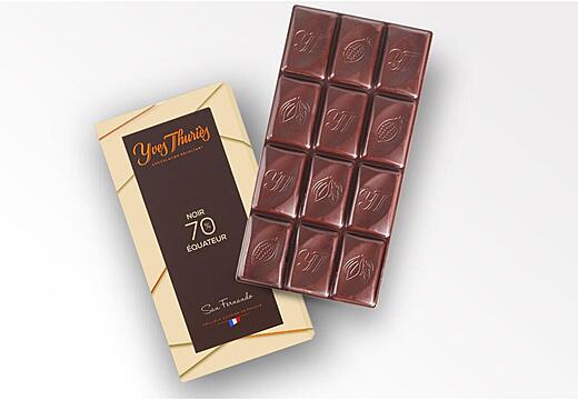 Tablette - Noir 70% Équateur (90g)