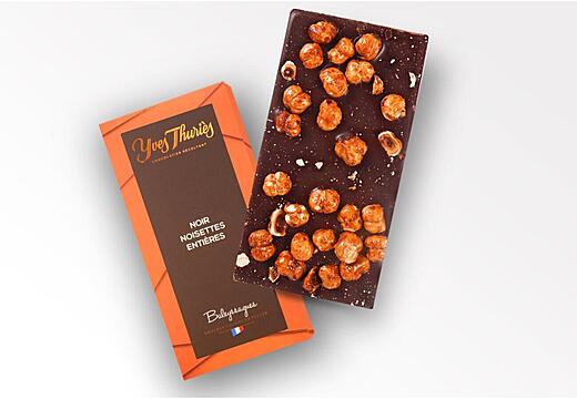 Tablette - Noir noisettes entières (110g)